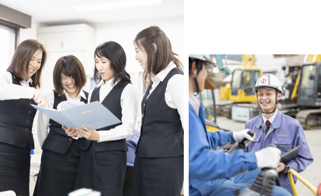 挑戦を経験につなぐ風通しの良い職場イメージ